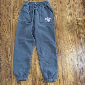 White Fox Gray Sweatpants